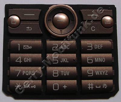 Tastenmatte braun SonyEricsson G700i Tastaturmatte sandy brown